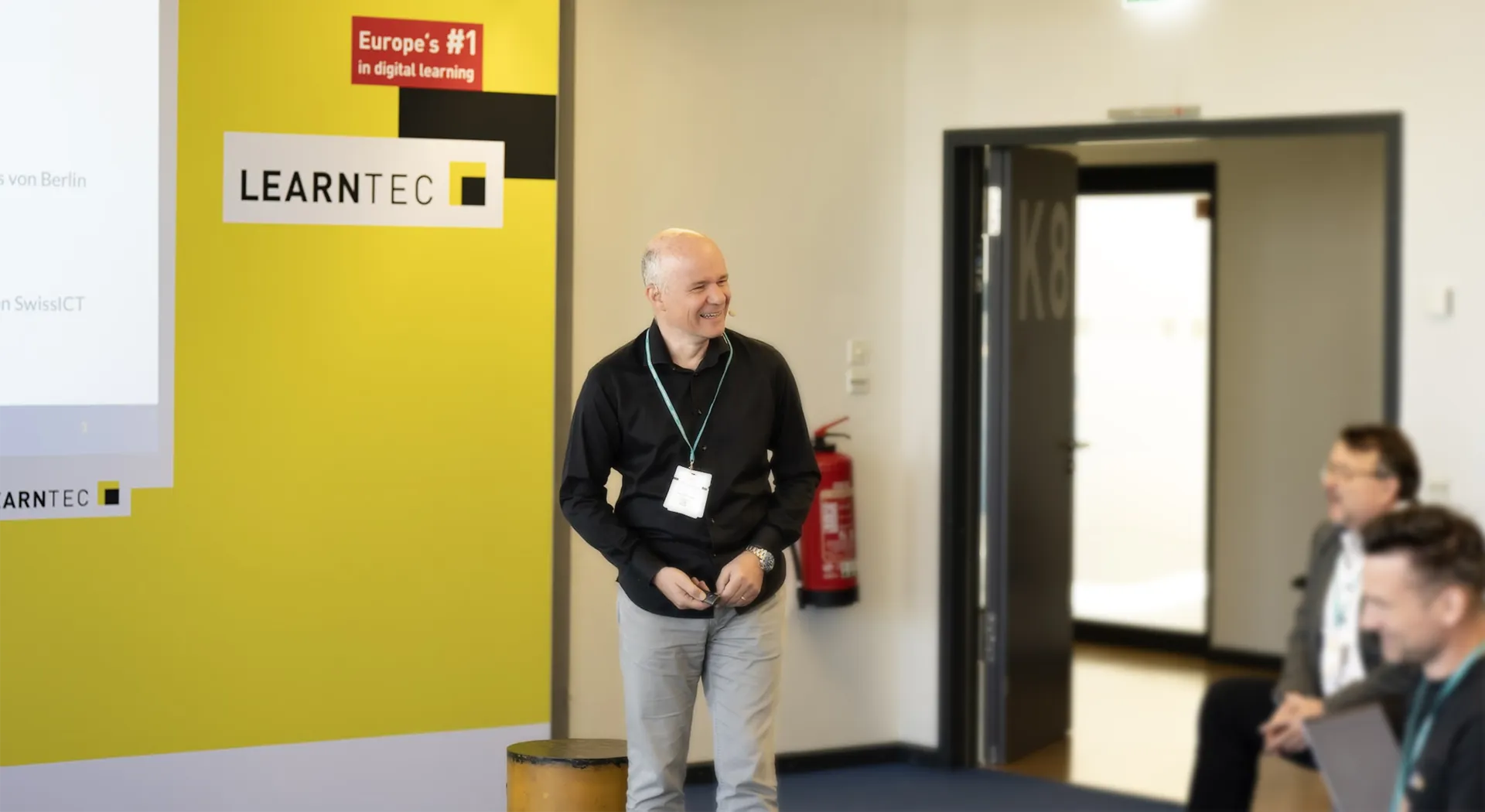 Daniel Stoller-Schai von Collaboration Design bei Workshop im Rahmen des Learntec